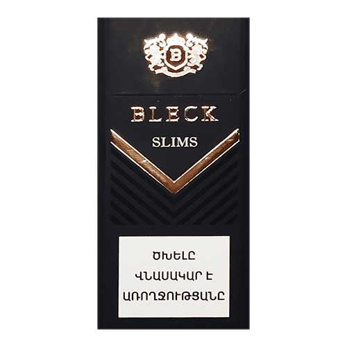 Сигареты Bleck Black Gold Slim (Блек Блэк Голд Слим)