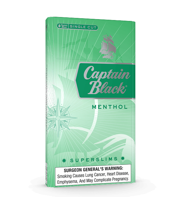 Сигареты Captain Black Superslims Menthol (Капитан Блэк Супер Слимс Ментол)