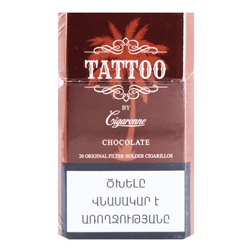 Сигареты Cigaronne Tattoo King Size Chocolate (Сигарон Тату Кинг Сайз Шоколад)