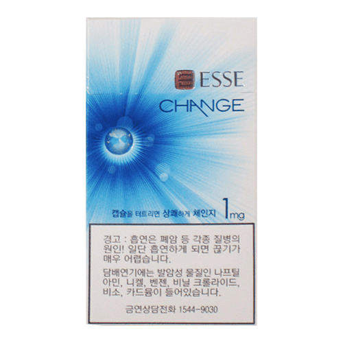 Сигареты Esse Change 1 mg South Korea (Эссе Чейндж 1 мг (Южная Корея, пачка))