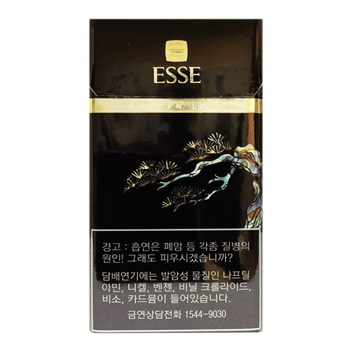 Сигареты Esse Golden Leaf 3 mg South Korea (Эссе Голден Лиф 3 мг (Южная Корея, пачка))