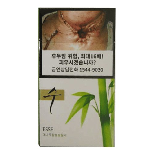 Сигареты Esse Soo 1 mg Bamboo South Korea (Эссе 1 мг Бамбуковый Фильтр (Южная Корея, пачка))