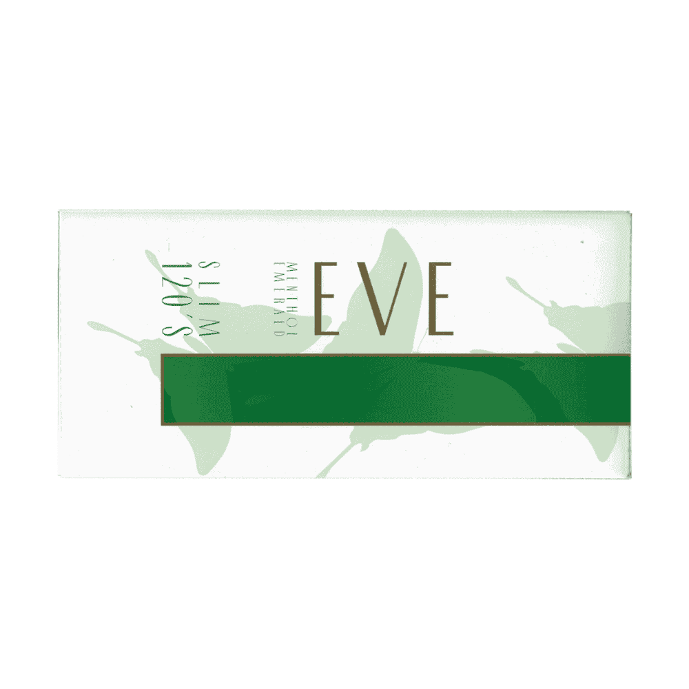 Сигареты Eve Menthol Emerald Slim 120s (Ив Ментол Эмералд Слим 120 мм, США)