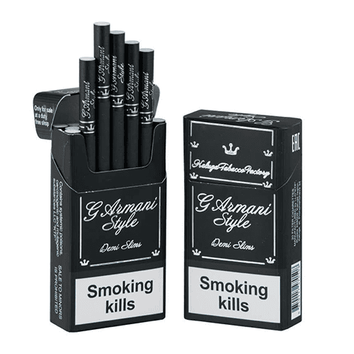 Сигареты G Armany Style Compact Black (Армани Стайл Компакт Черный)