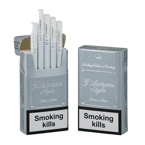 Сигареты G Armany Style Compact Silver (Армани Стайл Компакт Серый)