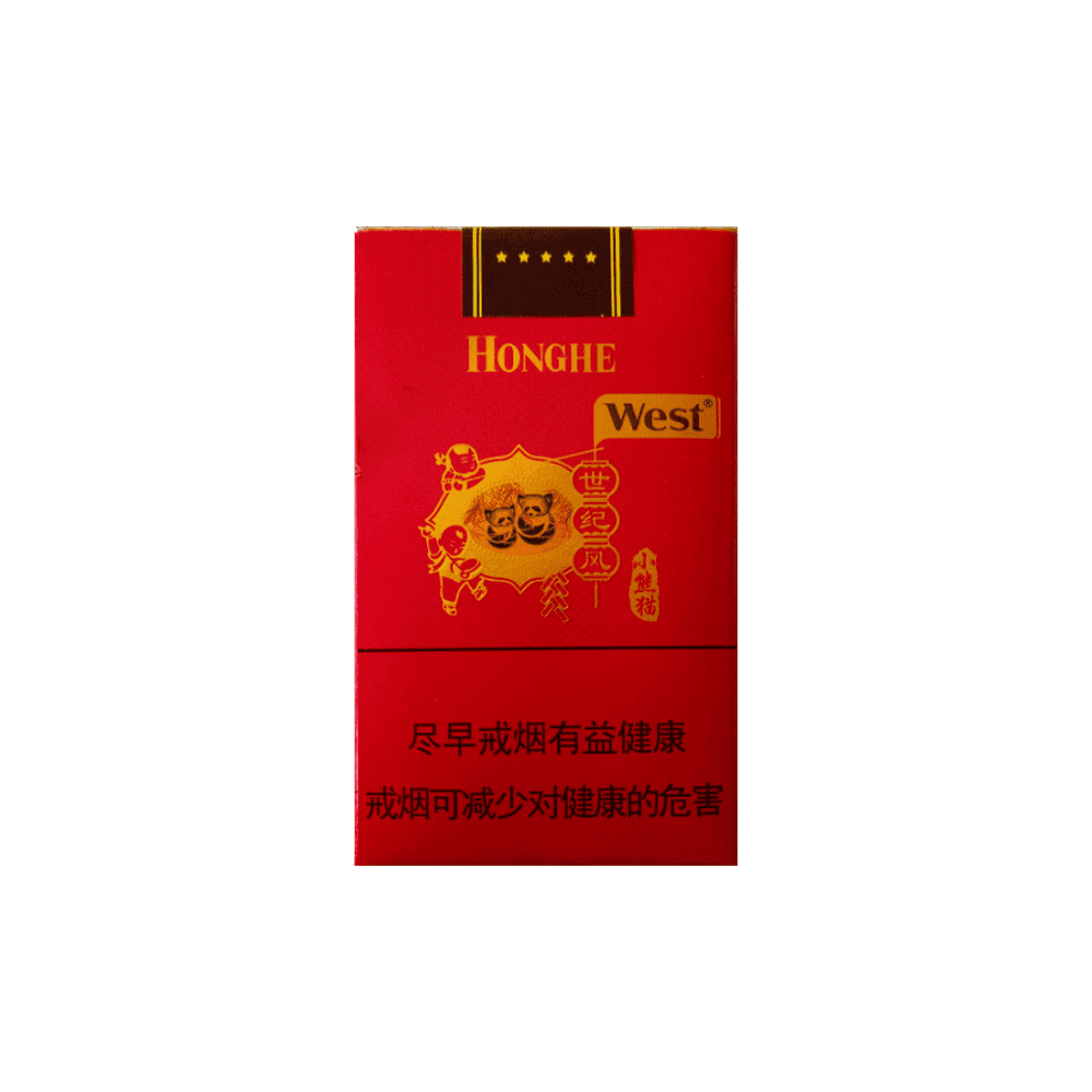 Сигареты Honghe by West Lesser Panda (Хунхэ и Вест Лессер Панда, КНР)