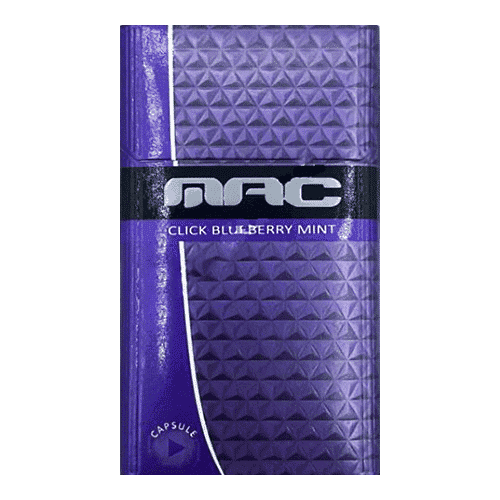 Сигареты MAC Click Blueberry Mint (МАК Компакт Кнопка Черника+Мята)