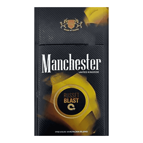 Сигареты Manchester Russet Blast (Манчестер Руссет Бласт Кнопка Апельсин)