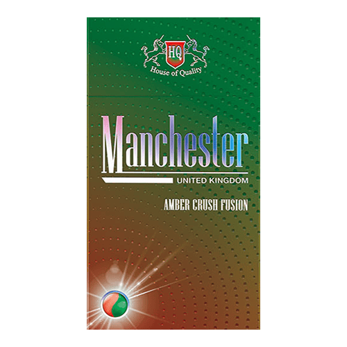 Сигареты Manchester Amber Crush (Манчестер Яблоко Ментол с кнопкой)