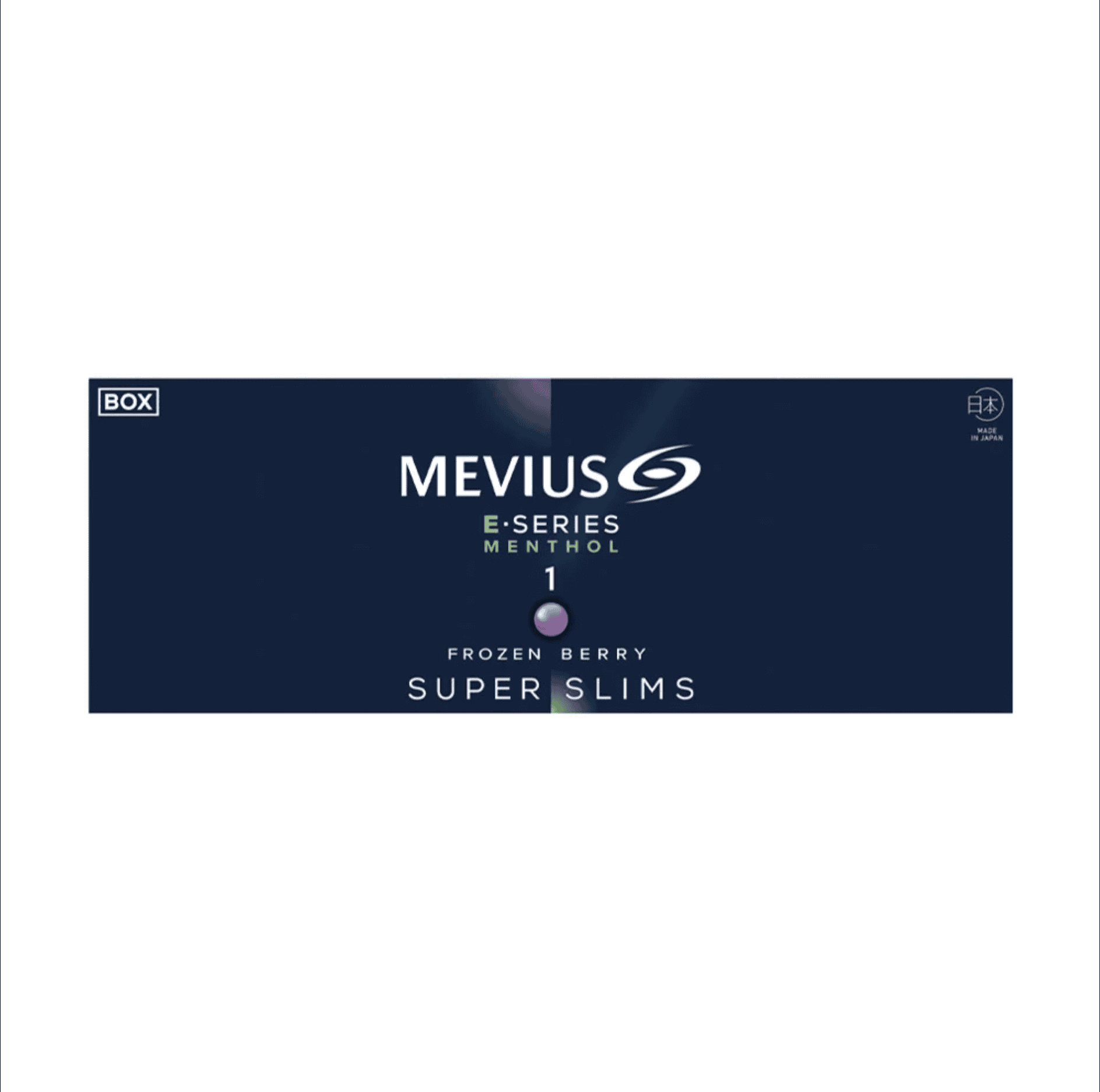 Сигареты Mevius E-series Menthol 1 Frozen Berry Superslims Japan (Мевиус Е-сериес 1 Суперслим Ягоды Япония)