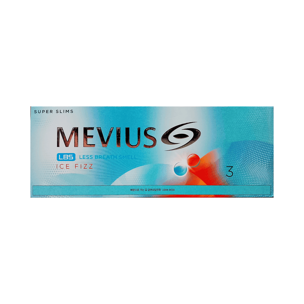 Сигареты Mevius Ice Fizz 3 Superslims (Мевиус Айс Физз 3 Суперслим Корея)