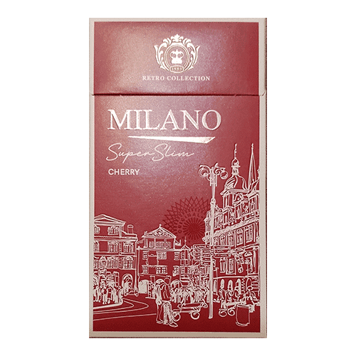 Сигареты Milano Retro Collection Superslims Cherry (Милано Ретро Вишня Суперслимс)