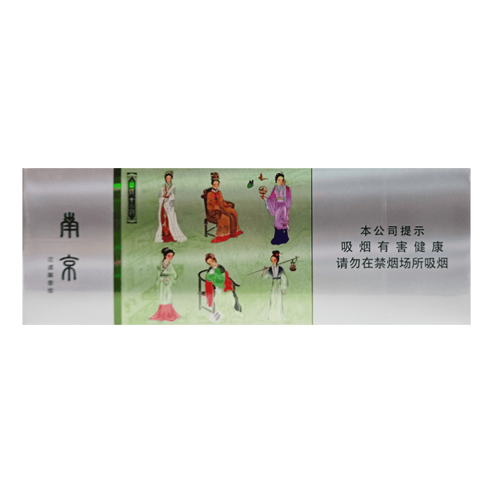 Сигареты Nanjing Twelve Hairpins of Jinling Mint (Нанкин 12 Красавиц Мятные, КНР)