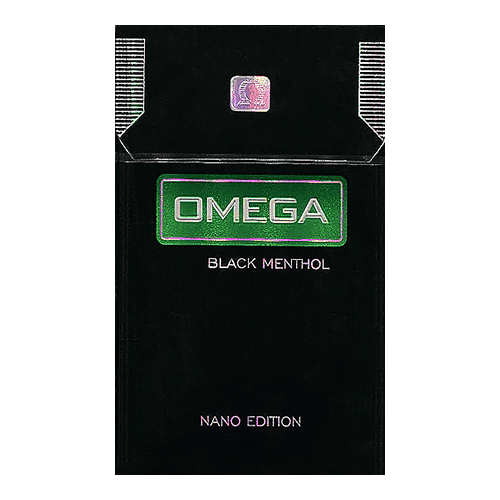 Сигареты Omega Nano Black Menthol (Омега Нано Блэк Ментол)