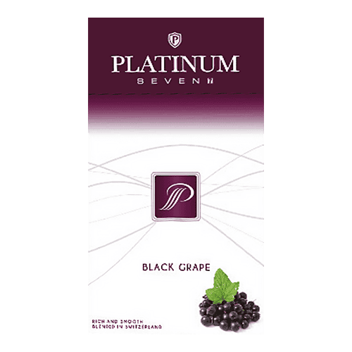 Сигареты Platinum Seven Superslims Black Grape (Платинум Суперслимс Виноград)