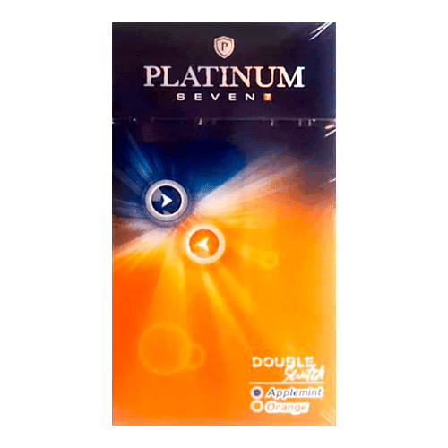 Сигареты Platinum Seven Double Switch Apllemint Orange (Платинум Дабл Свич Мятное Яблоко и Апельсин)