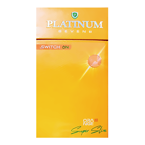 Сигареты Platinum Seven Superslims Orange (Платинум Суперслимс Апельсин)