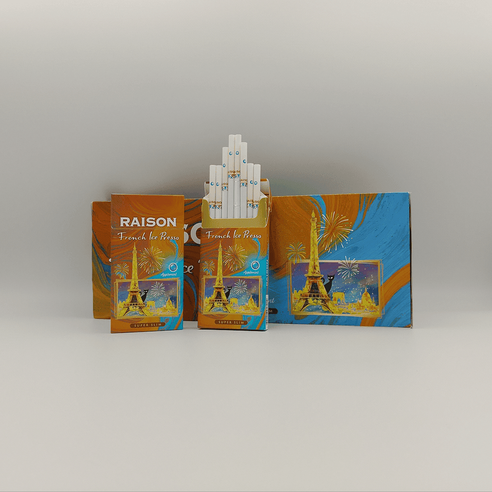 Сигареты Raison French Ice Presso Superslims (Райсон Френч Айс Прессо Суперслим Корея)
