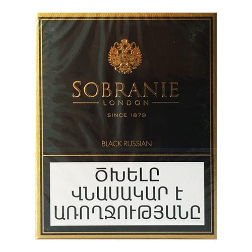 Сигареты Sobranie Black Russian(Собрание Черный Русский)
